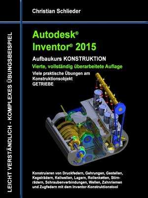 cover image of Autodesk Inventor 2015--Aufbaukurs Konstruktion